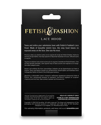 Fetish &amp; Fashion Lace Hood - Black