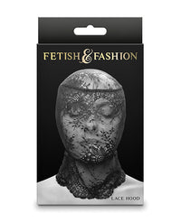 Fetish &amp; Fashion Lace Hood - Black
