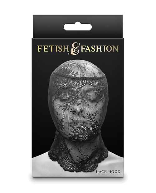 Fetish &amp; Fashion Lace Hood - Black