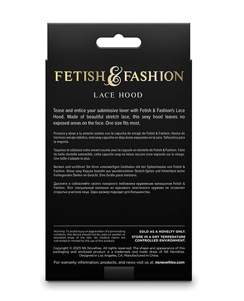 Fetish &amp; Fashion Lace Hood - White