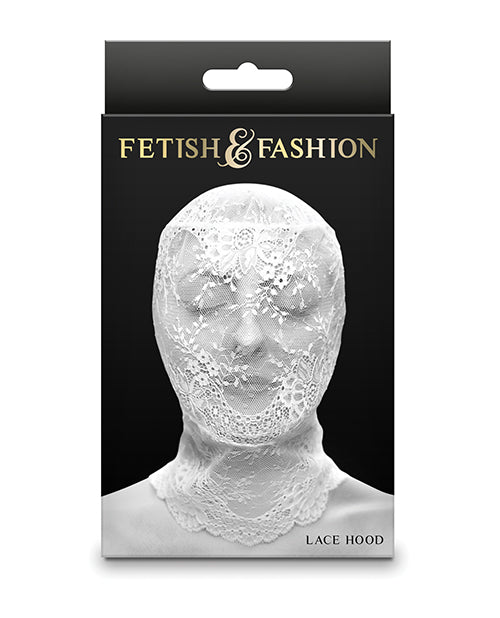 Fetish &amp; Fashion Lace Hood - White