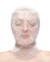 Fetish &amp; Fashion Lace Hood - White