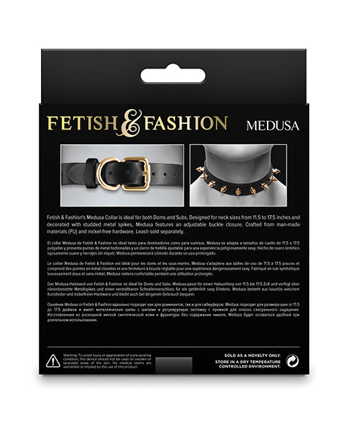 Fetish &amp; Fashion Medusa Collar - Black