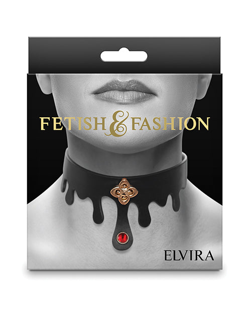 Fetish &amp; Fashion Elvira Collar - Black