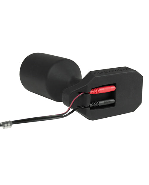 ElectraStim x Mr. S Leather - World&#039;s Most Comfortable Silicone Electro Butt Plug - Black