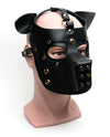 NO ETA $=665 Bondage Pup Hood - O/S Black