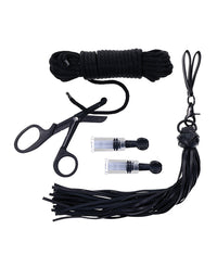 Sportsheets Tied &amp; Twisted Bondage Set - Black