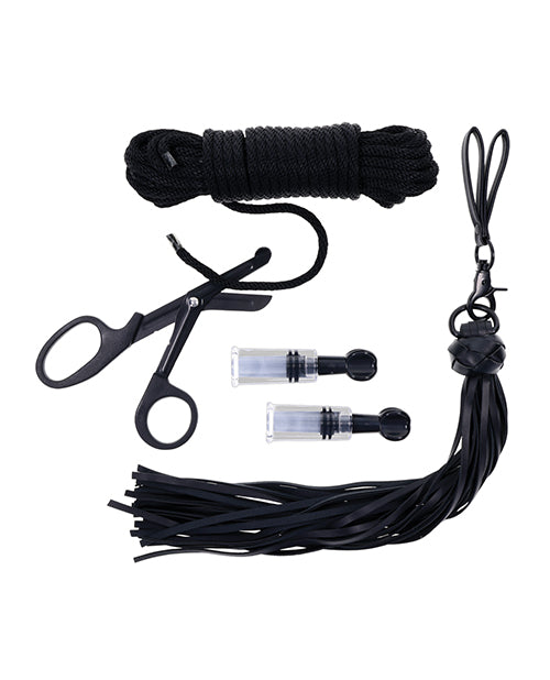 Sportsheets Tied &amp; Twisted Bondage Set - Black
