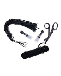 Sportsheets Tied &amp; Twisted Bondage Set - Black
