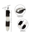 Running Wild Black &amp; White Tail Metallic Anal Probe
