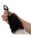Running Wild Black &amp; White Tail Metallic Anal Probe