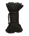 Merci Bind &amp; Tie Hemp Bondage Rope - 50 ft Black