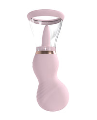 Shots Pumped Sensual Rechargeable Vulva &amp; Breast Pump - Pink