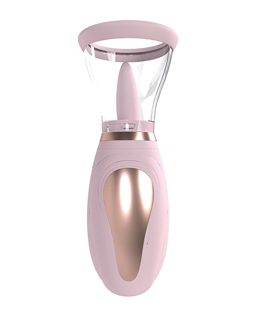 Shots Pumped Enhance Rechargeable Vulva &amp; Breast Pump - Pink