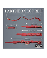 Bedroom Bliss Lover&#039;s Restraint Set - Red