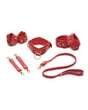 Bedroom Bliss Lover&#039;s Restraint Set - Red