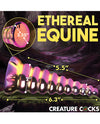 Creature Cocks Twilight Rainbow Glass Dildo