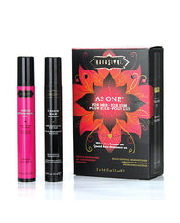 Kama Sutra As One Intensify Plus Warming &amp; Prolonging Gel Couples Kit - .4 oz