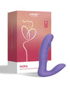 RORA App-Controlled Rotating G-Spot Vibrator &amp; Clitoral Stimulator - Purple