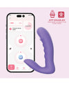 RORA App-Controlled Rotating G-Spot Vibrator &amp; Clitoral Stimulator - Purple