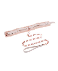 Sex &amp; Mischief Peaches &#039;n CreaMe Fur Collar &amp; Leash