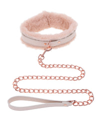 Sex &amp; Mischief Peaches &#039;n CreaMe Fur Collar &amp; Leash