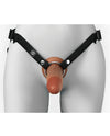 Fantasy X-tensions Elite 6&quot; Silicone Hollow Strap-on w/Harness - Brown