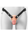 Fantasy X-tensions Elite 6&quot; Silicone Hollow Strap-on w/Harness - Light