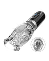 The Male Rose 3 Thrusting, Rotating &amp; Vibrating Oral Sex Masturbator - Black
