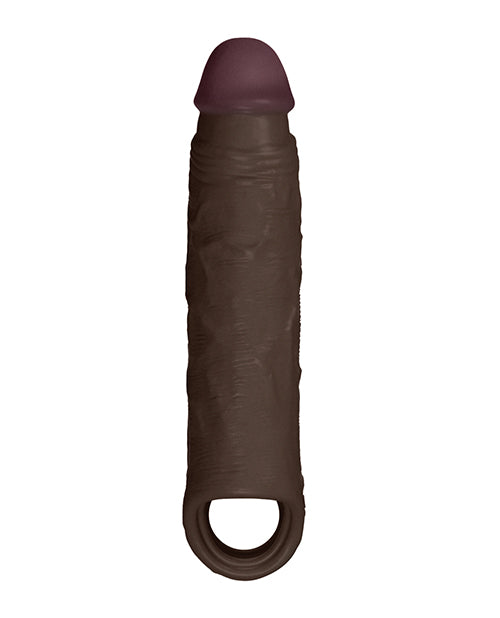 Shaft Model F Flexskin Liquid Silicone 8.8&quot; Sheath - Mahogany