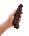 Shaft Model F Flexskin Liquid Silicone 7.8&quot; Sheath - Mahogany