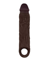 Shaft Model F Flexskin Liquid Silicone 7.8&quot; Sheath - Mahogany