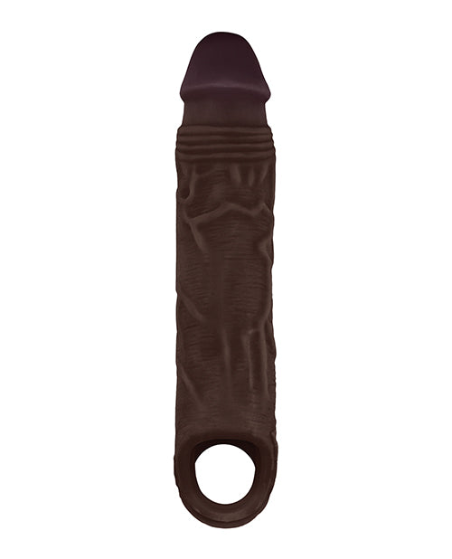 Shaft Model F Flexskin Liquid Silicone 7.8&quot; Sheath - Mahogany