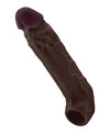 Shaft Model F Flexskin Liquid Silicone 7.8&quot; Sheath - Mahogany