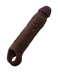 Shaft Model F Flexskin Liquid Silicone 7.8&quot; Sheath - Mahogany