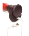 Creature Cocks Ramming Hound Thrusting &amp; Vibrating Silicone Dildo w/Remote Control - Red/Brown