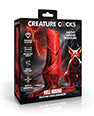 Creature Cocks Hellhound Silicone Penis Enhancer - Red/Black