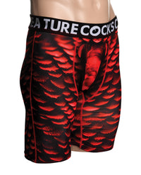 Creature Cocks - Creature Wear Horny Devil Demon Boxer Shorts - XL