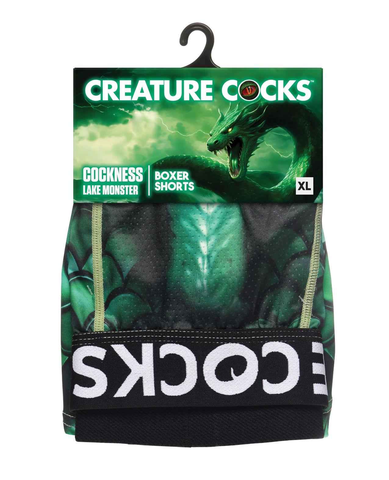 Creature Cocks - Creature Wear Cockness Monster Lake Creature Boxer Shorts - XL