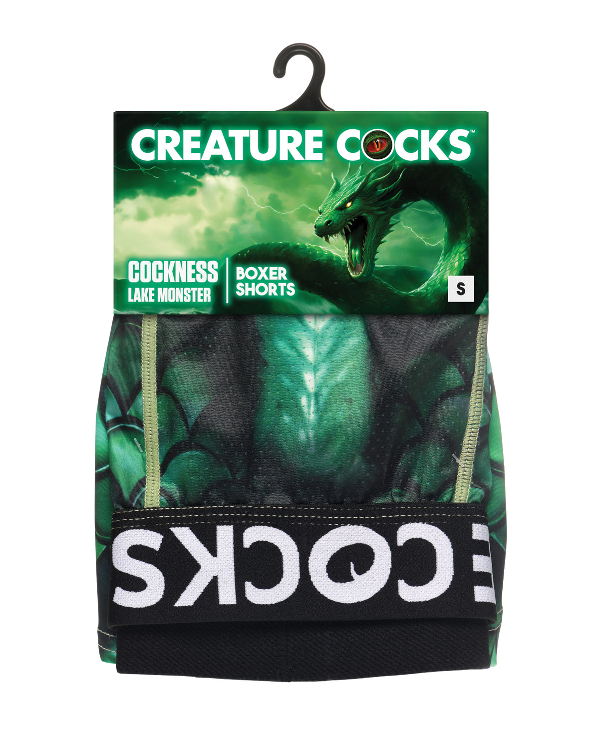 Creature Cocks - Creature Wear Cockness Monster Lake Creature Boxer Shorts - SM