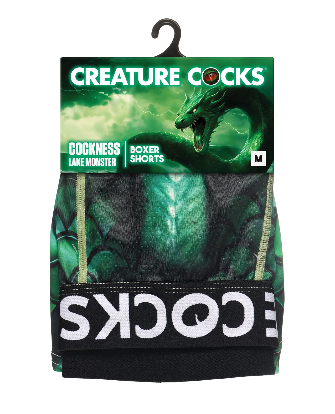 Creature Cocks - Creature Wear Cockness Monster Lake Creature Boxer Shorts - MD