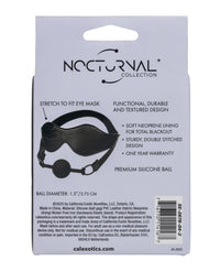Nocturnal Collection Eye Mask & Breathable Ball Gag