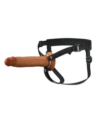 Fantasy X-Tensions Elite 9" Silicone Hallow Strap-On Dual Density - Brown