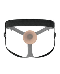 Fantasy X-Tensions Elite 9" Silicone Hallow Strap-On Dual Density - Brown
