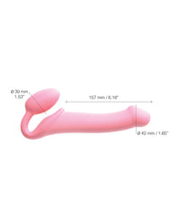 Strap-on-Me Semi-Realistic Bendable Strap-on - Pink