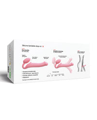 Strap-on-Me Semi-Realistic Bendable Strap-on - Pink SM