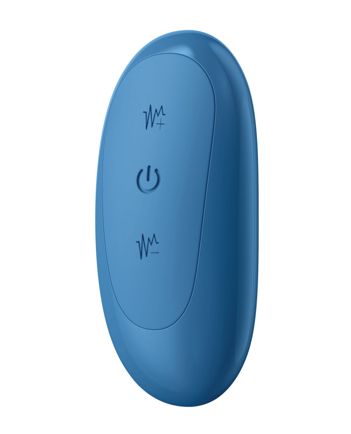 Luv Inc. Wavy Strap-On Luv Vibe - Blue