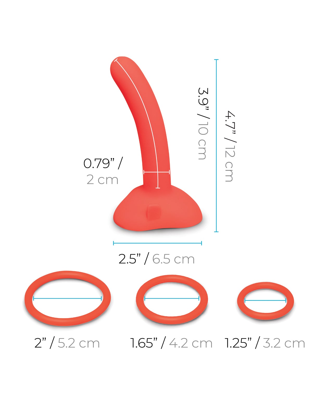 b-Vibe Beginner's Strap-On Harness Set - With 5 Silicone Dildo Peg