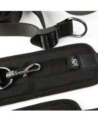 Sei Mio Comfortably in Control Deluxe Sex Position Restraint System - Black
