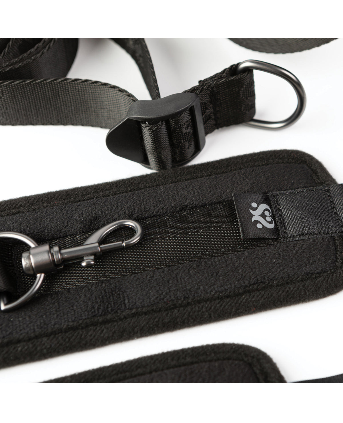 Sei Mio Comfortably in Control Deluxe Sex Position Restraint System - Black